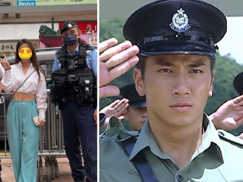Chinese tourists are now seeking out HK policemen for photos because of TVB dramas