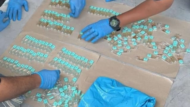 肃毒局扫毒行动起获逾89万元毒品 包括疑含依托咪酯“丧尸烟弹”