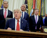 Trump says CNN, MS NOW, Politico banned from White House