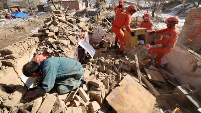 中国甘肃今天凌晨再发生4.1级地震