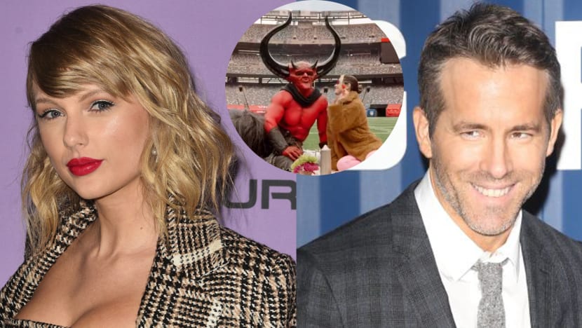 Taylor Swift Shares Snippet Of Re-Recording Of Love Story In Ryan Reynolds Ad Taylor Swift Shares Snippet Of Re-Recording Of Love Story In Ryan Reynolds Ad