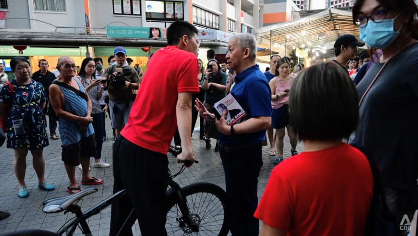 Man disrupts Ng Kok Song's Clementi walkabout, taken to IMH after lodging a police report himself