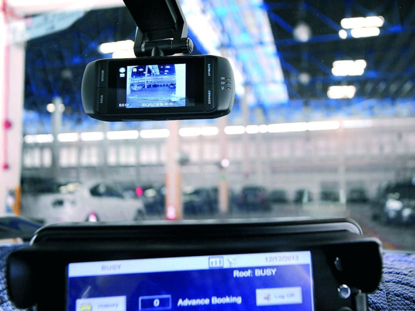 An in-vehicle camera. Photo: ComfortDelGro