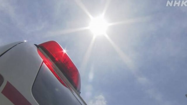 东京热浪袭击 52人中暑入院