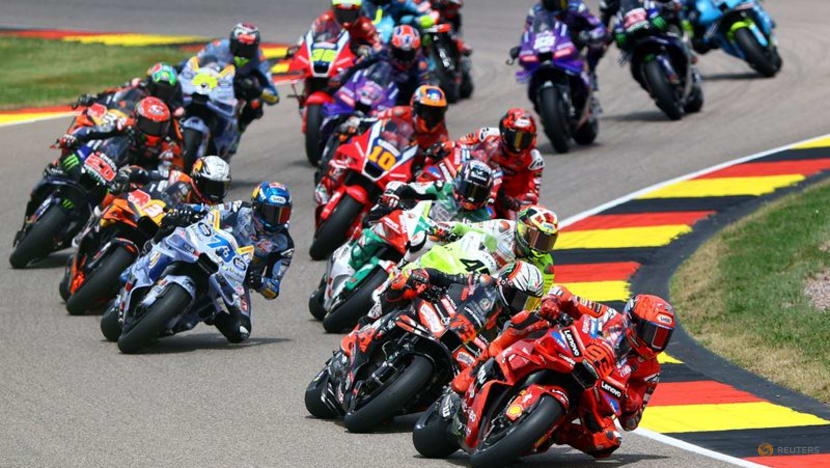 Marc Marquez reigns supreme to win German GP as only 10 riders finish