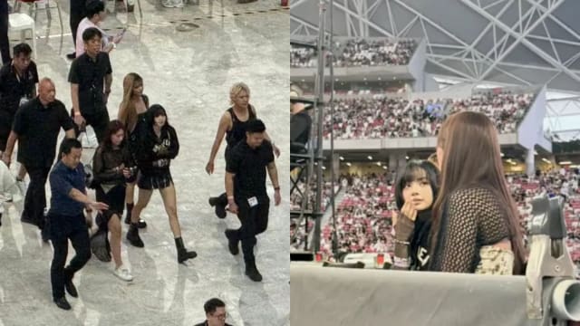 真的来了！BLACKPINK Lisa现身Taylor Swift第2晚狮城演唱会