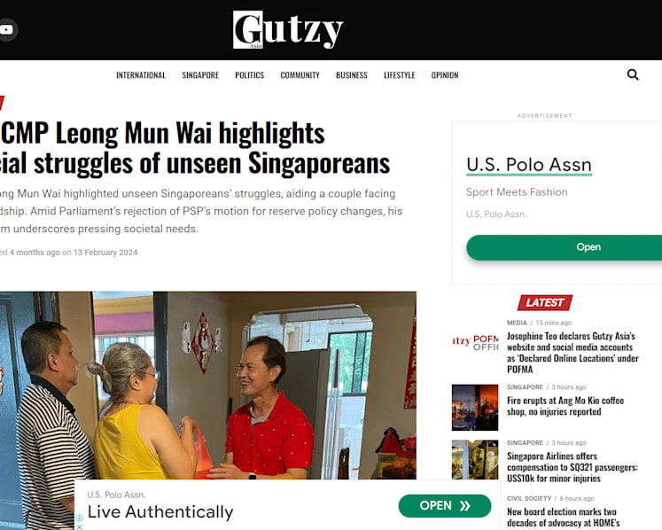 Gutzy Asia handed POFMA restrictions over 'multiple falsehoods'