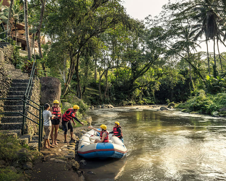 This might be the best hotel transfer in Bali – and the most beautiful