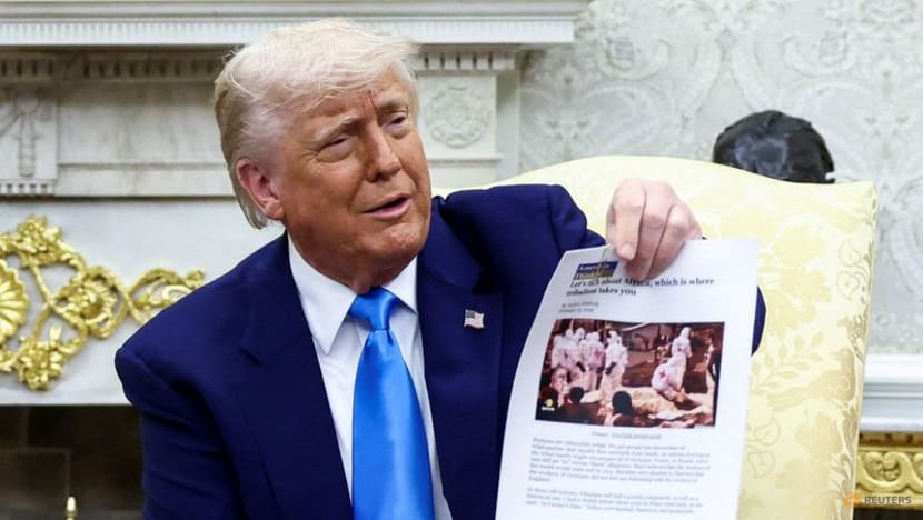 Trump's image of dead 'white farmers' came from Reuters footage in Congo, not South Africa Trump's image of dead 'white farmers' came from Reuters footage in Congo, not South Africa
