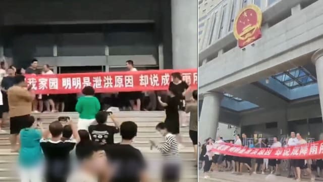 不满官媒把泄洪变降雨 传河北霸州市民示威索偿