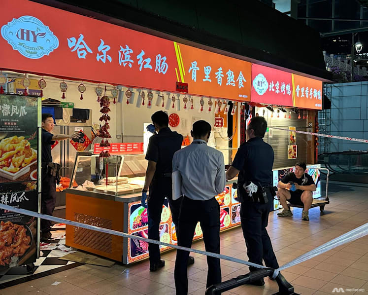 Woman arrested after alleged chopper attack at People's Park Complex food stall 