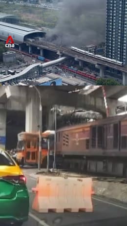 At least 8 killed after train ploughs into bus in Bangkok