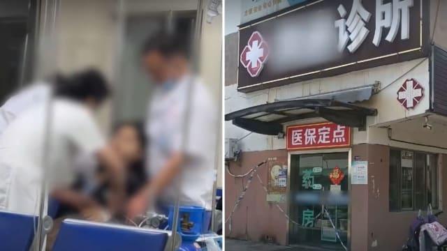 中国女子喉咙不适就诊 输液两分钟后呕吐昏迷猝死