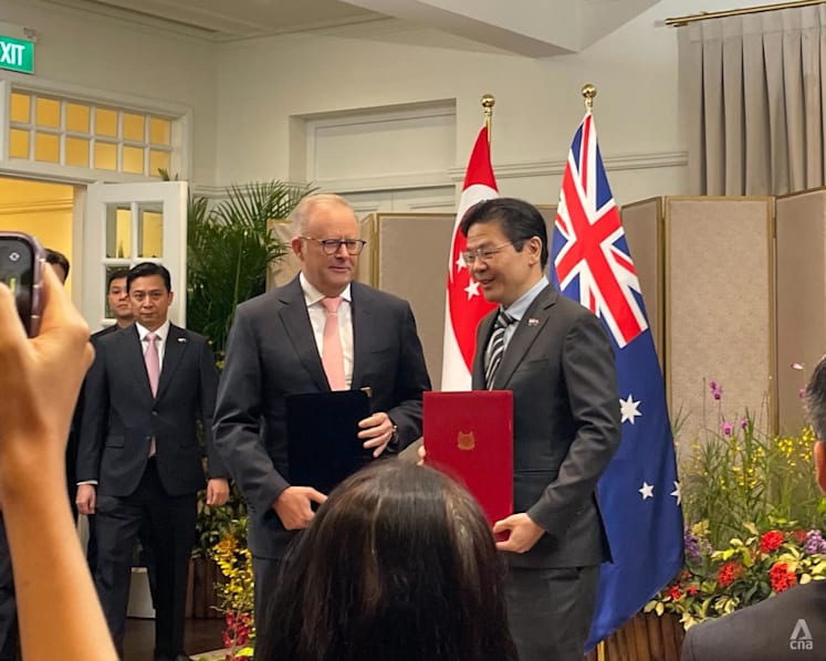 Watch: Singapore, Australia prime ministers hold joint press conference