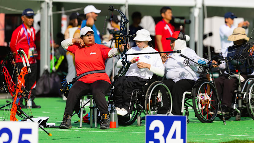 Singapore’s Nur Syahidah Alim clinches archery silver at Asian Para Games