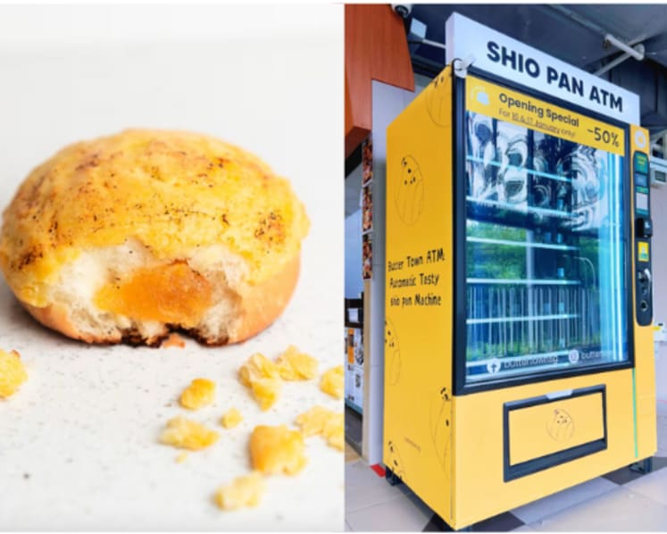 You can get limited-edition Butter Town bolo buns from this shio pan ‘ATM’
