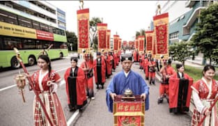 Taoist priest fined S$2,000 for organising 10-hour procession without permit
