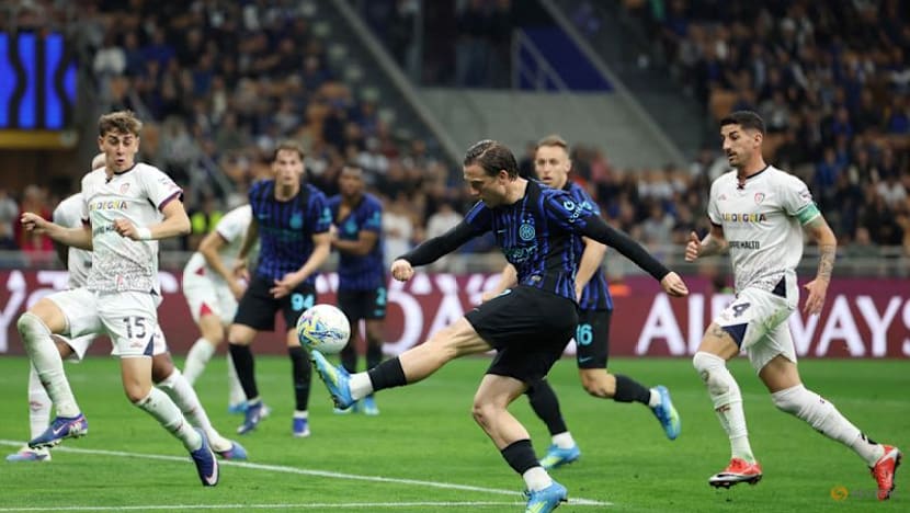 Inter edge closer to title with 3-0 win over Cagliari