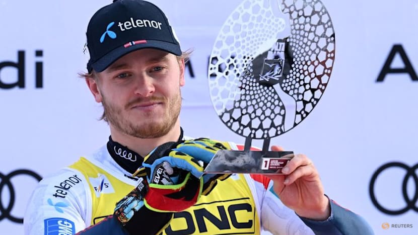 Alpine skiing-Norway's McGrath wins men's slalom in Alta Badia