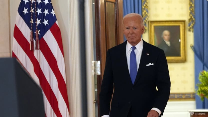 US lawmaker becomes first Democrat to publicly call for Biden to step down US lawmaker becomes first Democrat to publicly call for Biden to step down