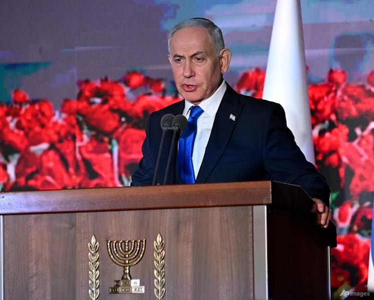At Oct 7 memorial, Netanyahu says will be no Hamas rule in Gaza