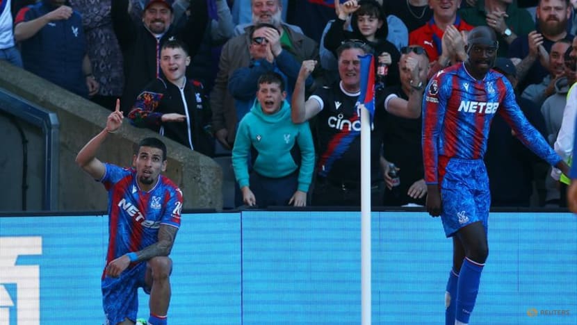 Munoz strike gives nine-man Palace 2-1 win over Brighton