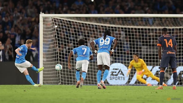 De Bruyne scores and limps off as Napoli beat Inter to move top