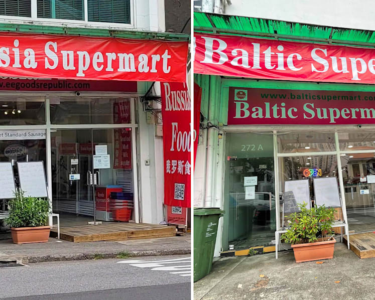 Russia Supermart On River Valley Rd Rebrands As Baltic Supermart, Indignant Netizens Protest
