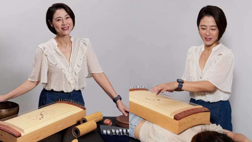 Cynthia Koh Played A Musical Instrument On Our Body When We Went For Her Sound Therapy Treatment… And It Was Good
