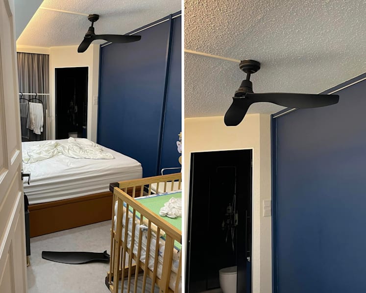 #trending: Dad seeks compensation after ceiling fan blade broke and fell near baby's crib