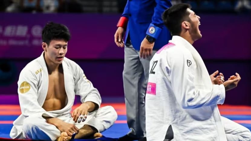Atlit ju-jitsu SG Noah Lim terlepas peluang raih pingat gangsa Sukan Asia Atlit ju-jitsu SG Noah Lim terlepas peluang raih pingat gangsa Sukan Asia