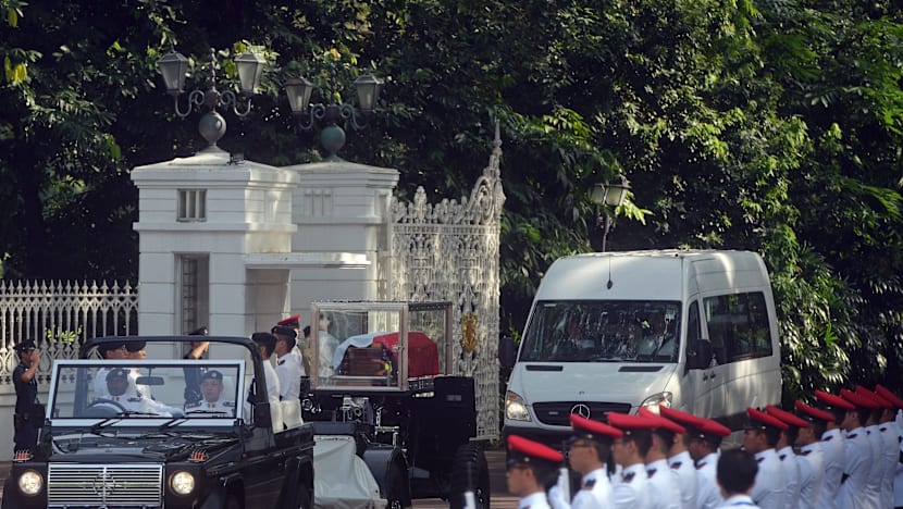 Loyal staff give Mr Lee Kuan Yew final send-off