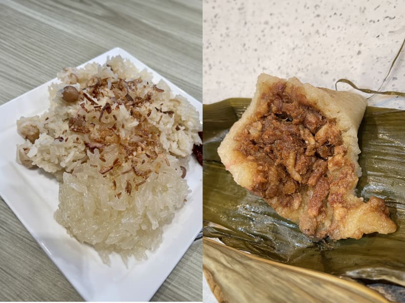 There's more to Kim Choo Kueh Chang’s Nyonya rice dumplings and HarriAnns' Teochew-style glutinous rice There's more to Kim Choo Kueh Chang’s Nyonya rice dumplings and HarriAnns' Teochew-style glutinous rice