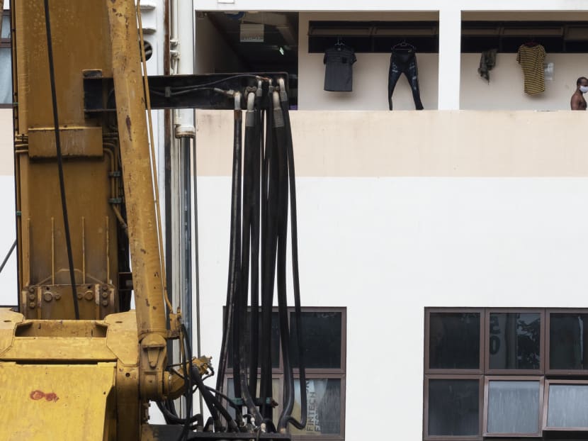 A factory-converted dormitory in Sungei Kadut.