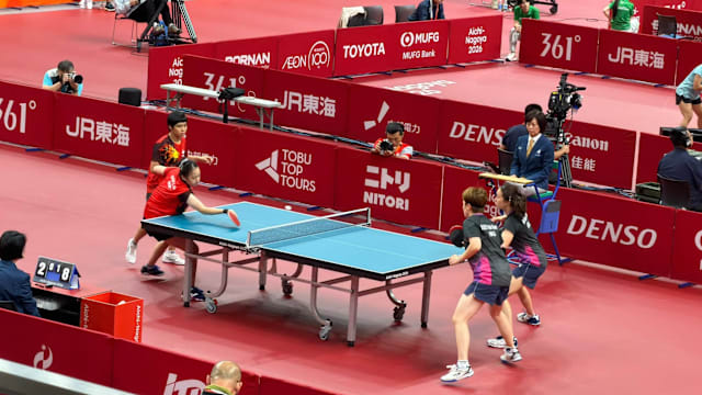 我国乒乓女双黎明映和舒麟茜 不敌香港组合黯然出局