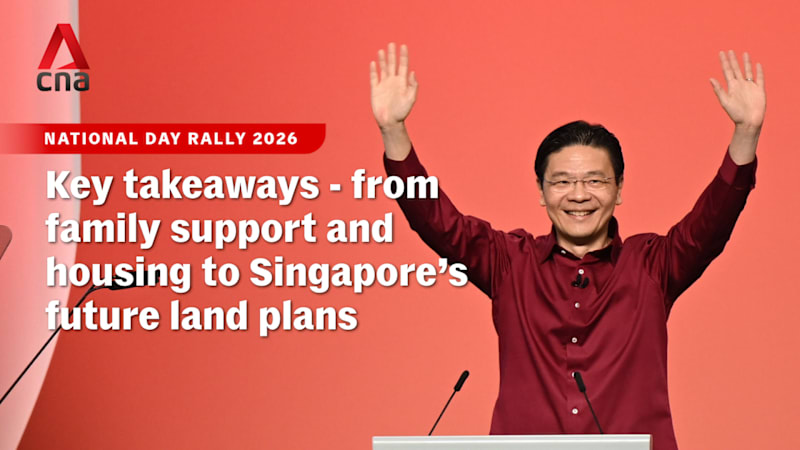  Key announcements from National Day Rally 2026
