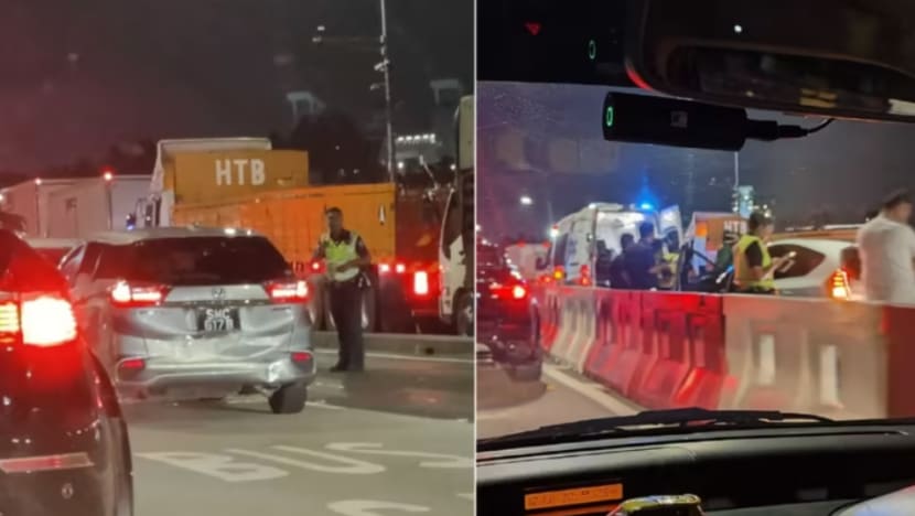 Kelengahan lalu lintas susuli kemalangan di Koswe menghala ke Pusat Pemeriksaan Woodlands