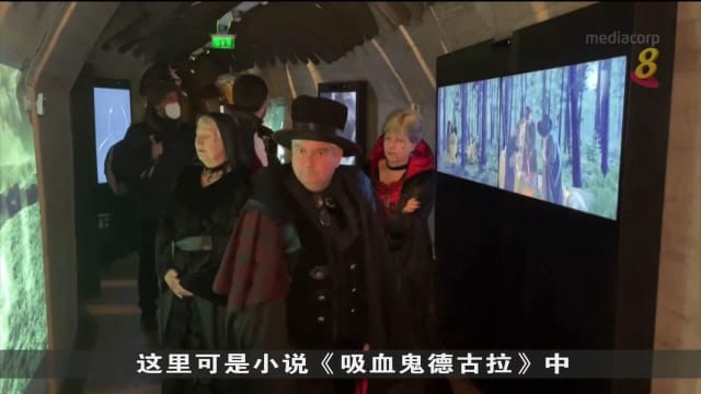 罗马尼亚庆万圣节 访客到吸血鬼城堡感受气氛