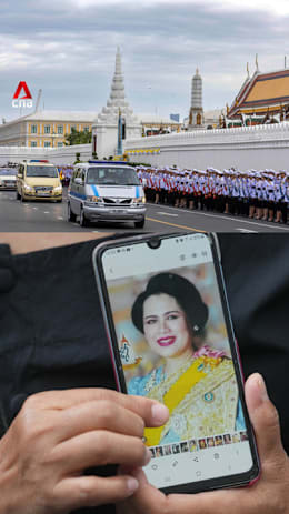 Thai Queen Mother's body taken to Grand Palace to be enshrined Thai Queen Mother's body taken to Grand Palace to be enshrined