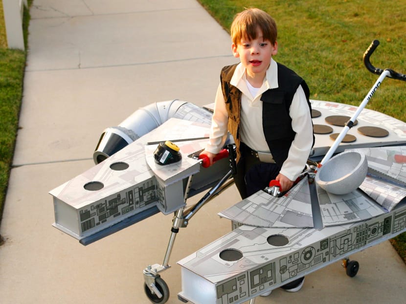 Family builds Star Wars Halloween costume for son with cerebral palsy