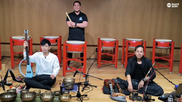 上班压力大午休来放松 新加坡华族文化中心办保健活动助纾解压力