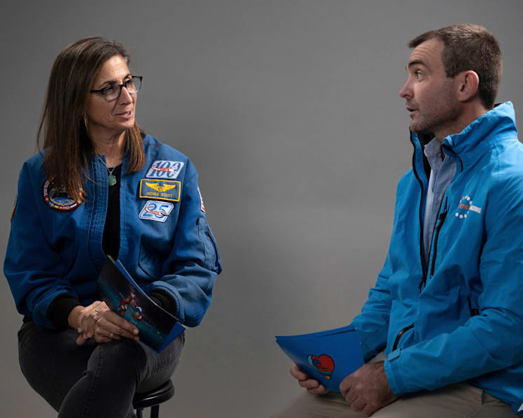 Ex-astronaut Stott helps amplify ocean racing team's message