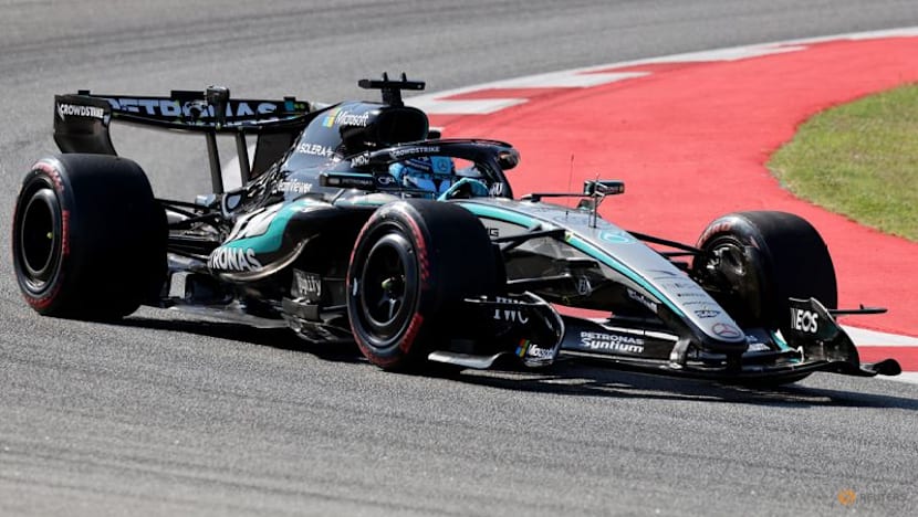 Norris fastest ahead of Russell in second Barcelona practice
