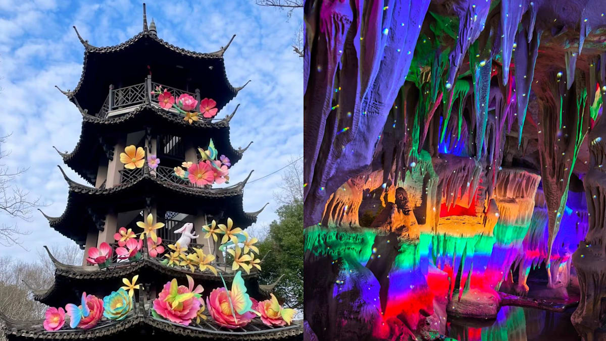 'Overkill': Chinese travellers push back against 'tacky' aesthetics taking over scenic spots in China