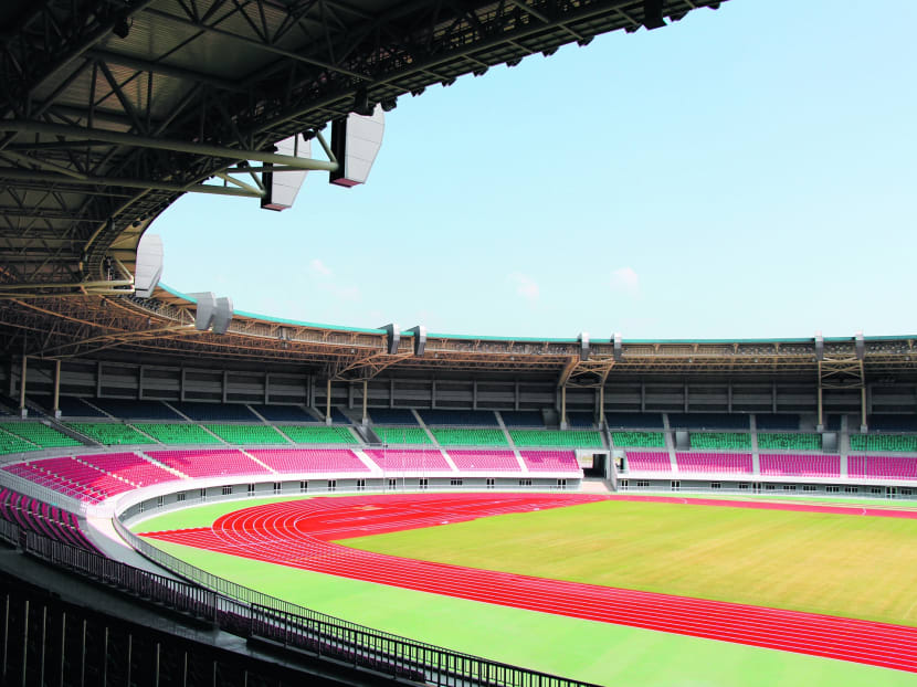 Naypyitaw’s games venues sport identical looks