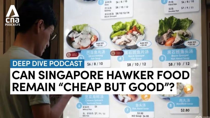 Deep Dive Podcast: Is it sustainable for hawkers to offer budget meals? Deep Dive Podcast: Is it sustainable for hawkers to offer budget meals?