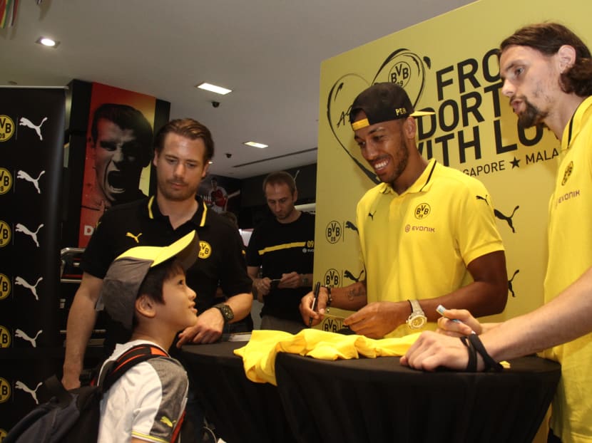 Dortmund’s Subotic, Aubameyang help swooning fan