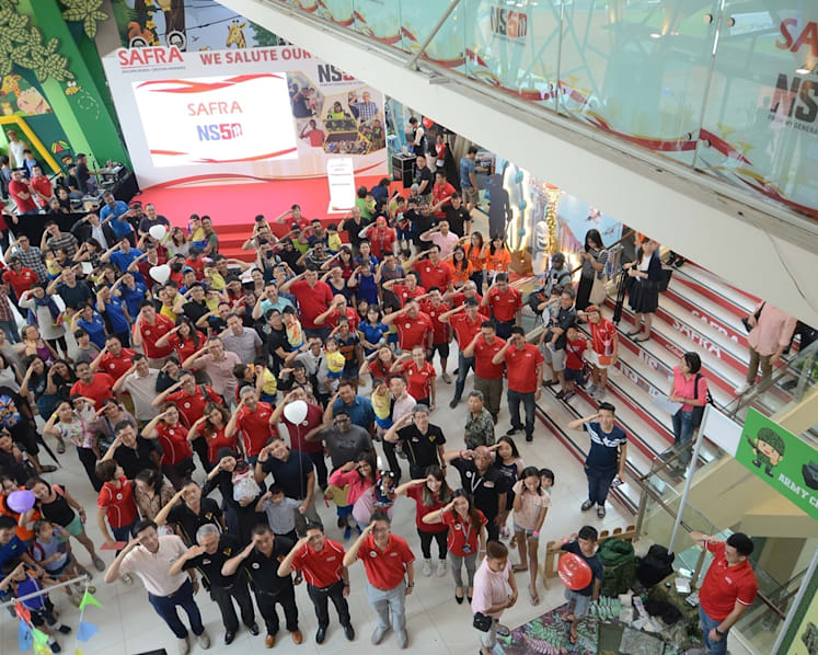 Singaporeans urged to salute national servicemen as part of NS50