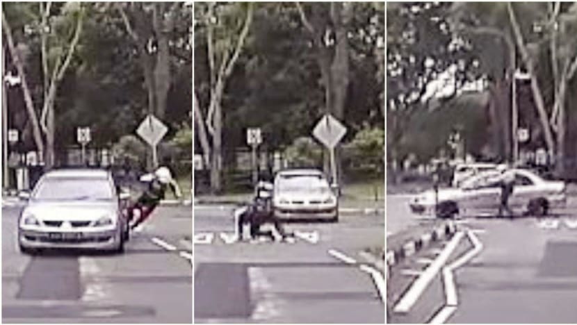 Driver detained after police officer hit by reversing car; passenger arrested for criminal force Driver detained after police officer hit by reversing car; passenger arrested for criminal force