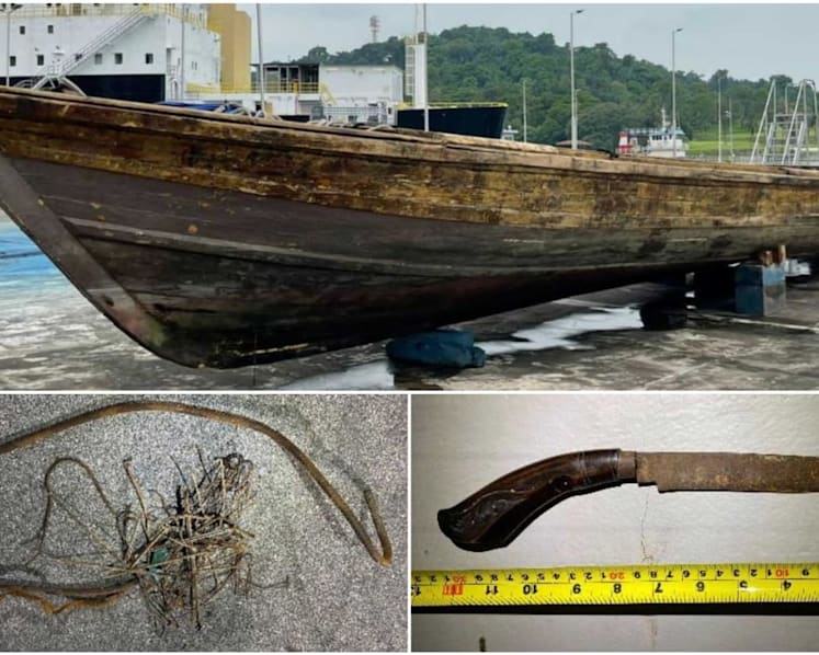 Nine men arrested for stealing scrap metal from moving barge off Kusu Island